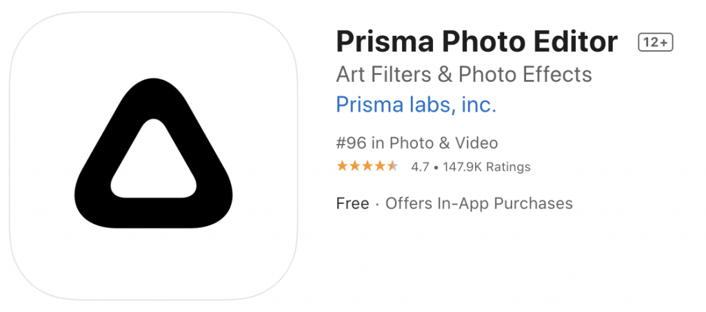 Prisma: Photo Editor, Filters on the App Store